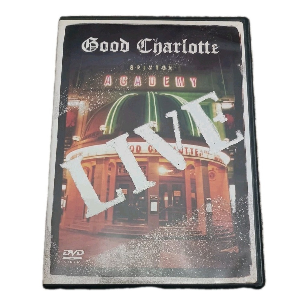 Good Charlotte Live at Brixton Academy DVD 2004 Pop Punk Music Video NTSC NR